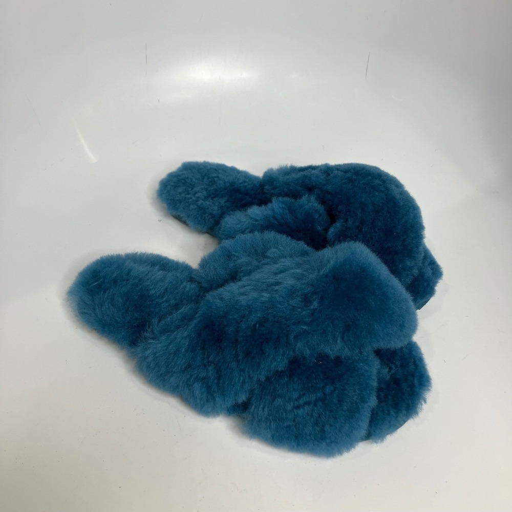 EMU Australia Mayberry sheepskin slippers dark teal women's size 7 winter cozy - Picture 2 of 8